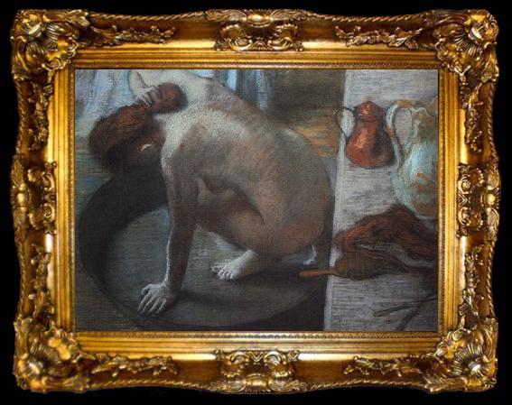 framed  Edgar Degas The Tub_z, ta009-2